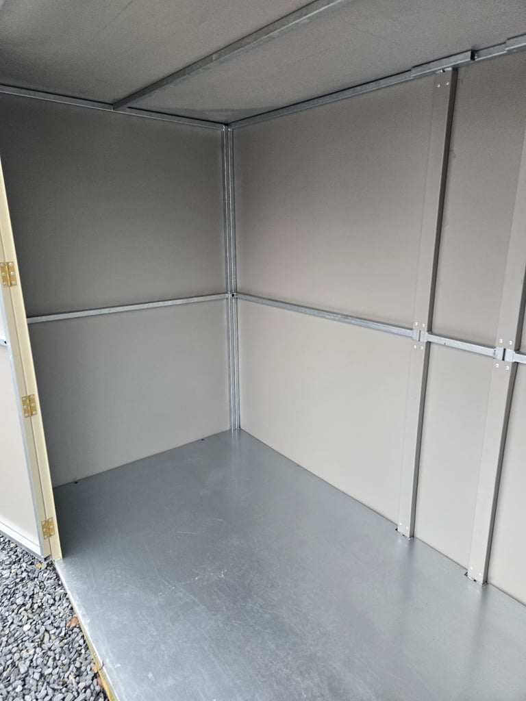 Steel storage boxes suitable building sites caravan parks gardens etc