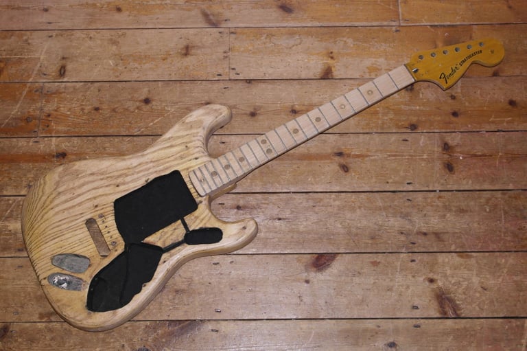 1976 Fender USA Stratocaster project, body and neck heavily modified