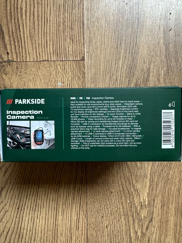 Parkside inspection camera new tools 