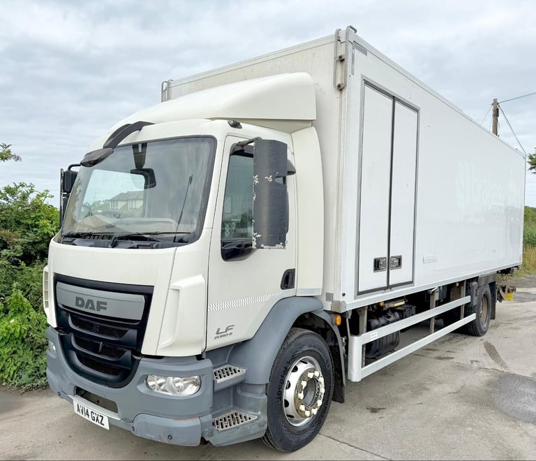 2014 DAF LF55,220 BOXVAN BODY REAR BARN DOORS 18 TON MANUAL EURO-6 U-LEZ 