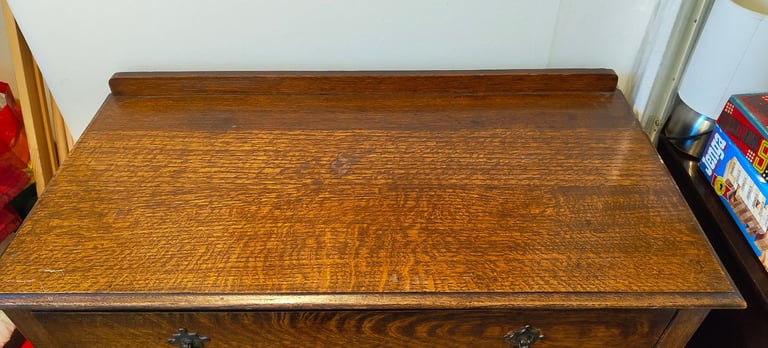 Antique pine drawers h-76cm w-90cm d-44cm