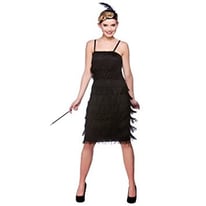 Black Flapper Costume New and Unused Size Small (10/12)