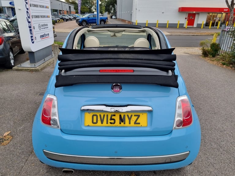 2015 Fiat 500C 1.2 Lounge 2dr [Start Stop] CONVERTIBLE Petrol Manual