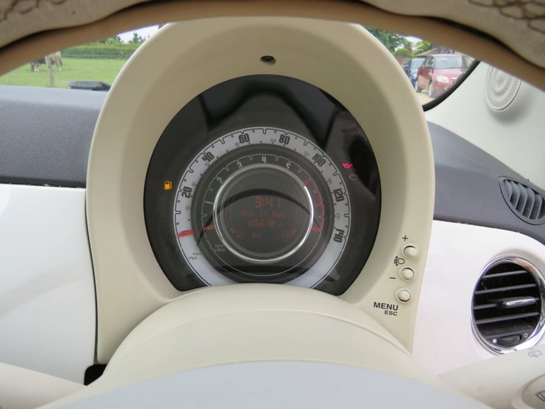 2010 Fiat 500 1.2 LOUNGE 3 DOOR HATCHBACK Petrol Manual