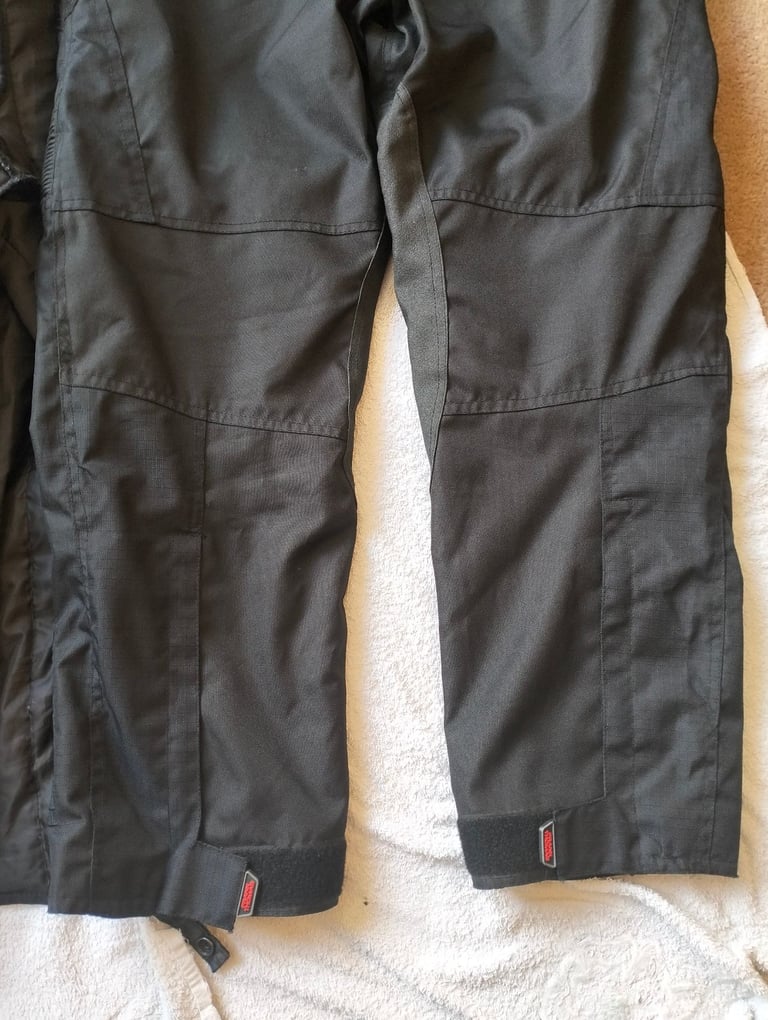Frank Thomas Mens Waterproof Textile Motorcycle Trousers Medium 32" W 4 in 1