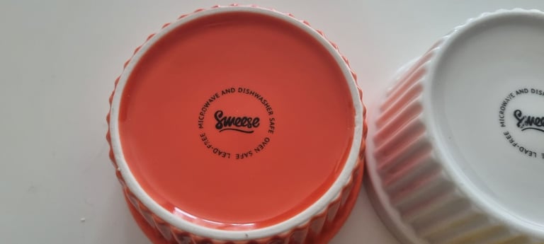 Sweese Set of 4 colourful Porcelain Ramekins