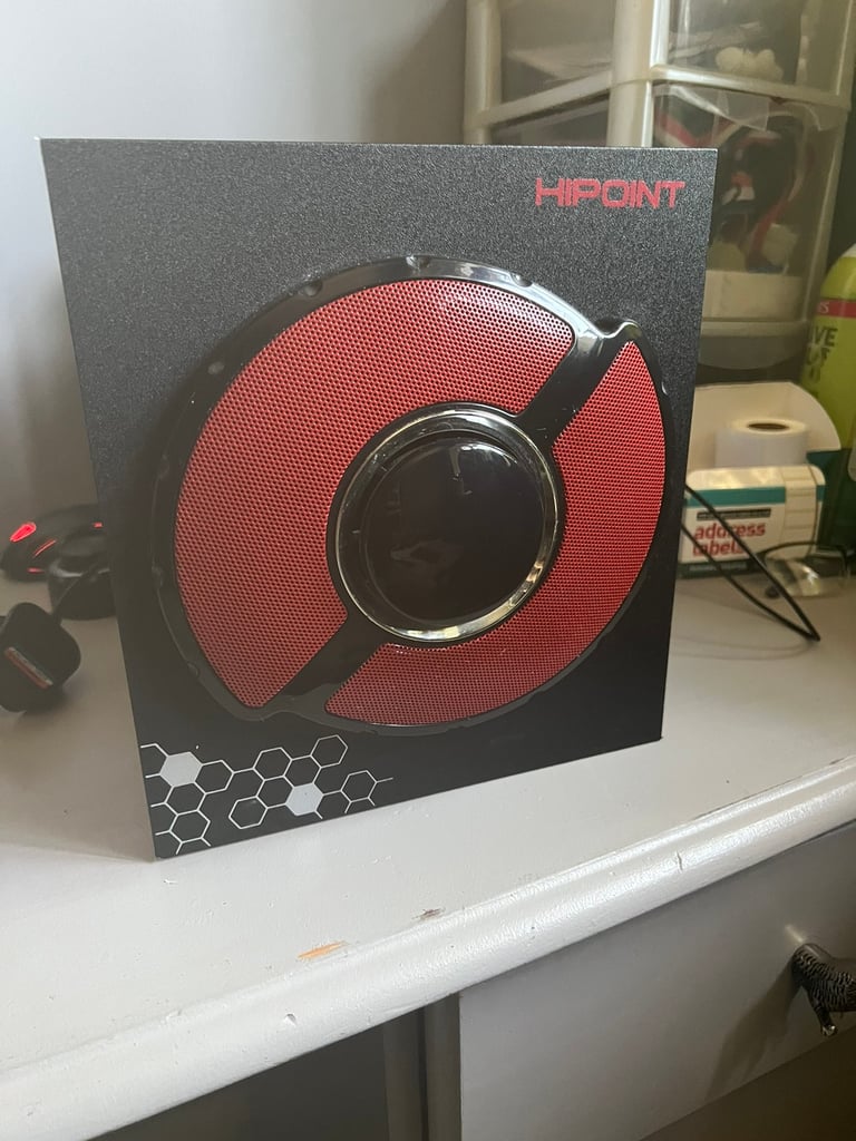 HiPoint 2.1 Speakers Black/Red (w Subwoofer)