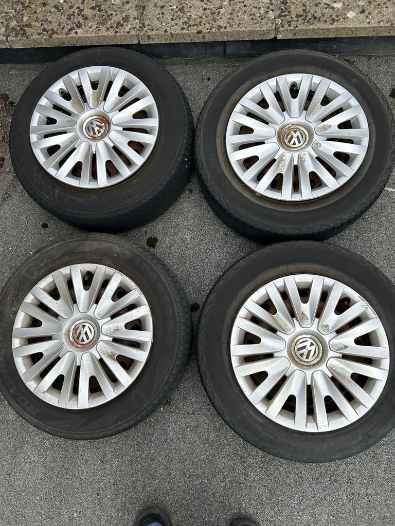 Caddy Van 15 inch steel wheels X 4