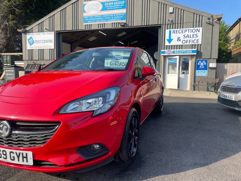VAUXHALL CORSA 1.4 GRIFFIN with full main dealer service history, bright red,