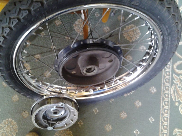 BSA Goldstar Front Wheel WMI Akront Stainless Spokes