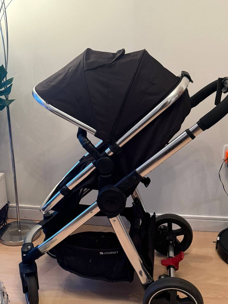 image for Mothercare Journey Travel System – Black, 4-Wheel