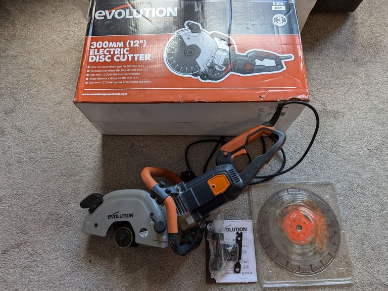 image for Evolution 300mm electric disc cutter (230v - r300dct)