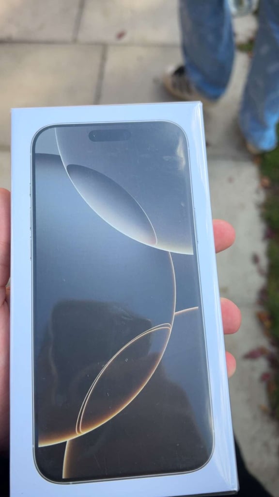 image for brand new iphone 16 pro max 1tb sliver with reciept