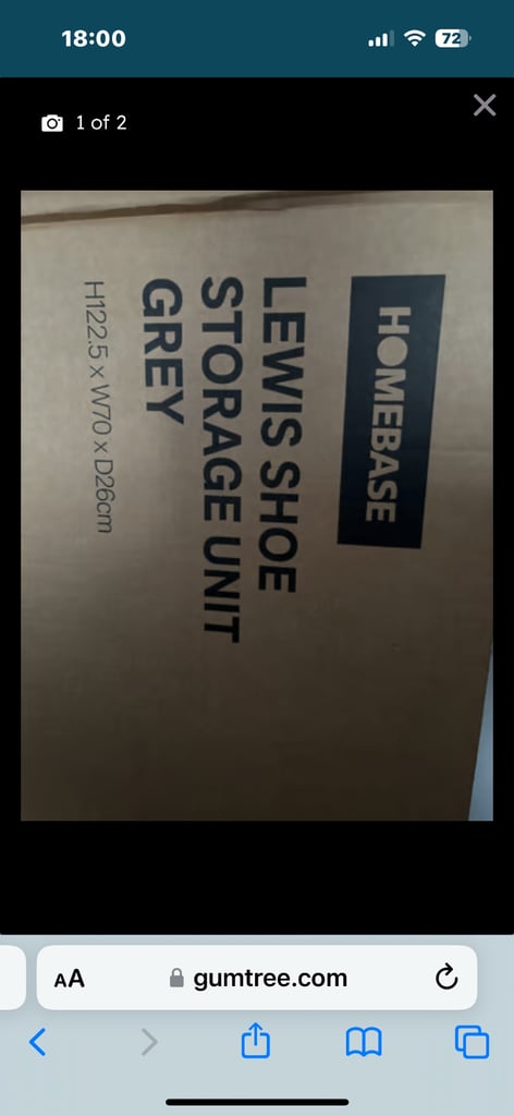 image for Brand new shoe storage unit