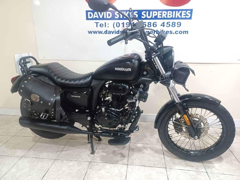 image for SINNIS HOODLUM 125 CRUISER 23-REG ONLY 3243 MILES WITH EXTRAS £1999.OTR