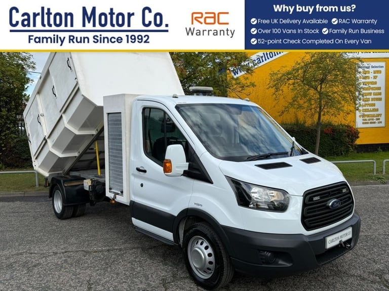 2018 Ford Transit 2.0 350 EcoBlue TIPPER [ ARBORIST / SPECIALIST SEALED LIGHTWEIGHT BODY ] L3 TIP...