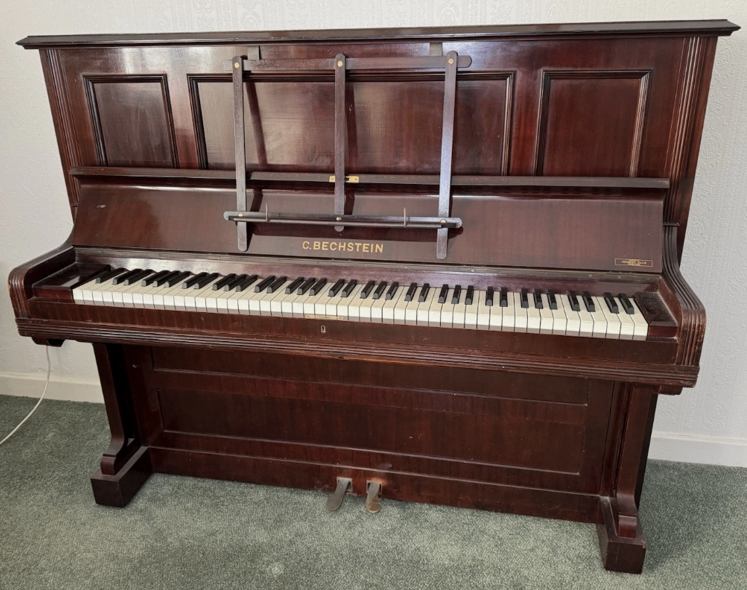 C Bechstein rare model 9 c1925 Upright Piano Mahogany *free stool + tuning* *lovely sound*
