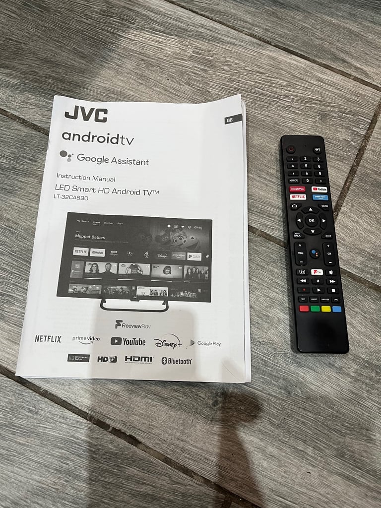 JVC 32 inch android smart led tv with google assist bargain only £50 no offers free local delivery 
