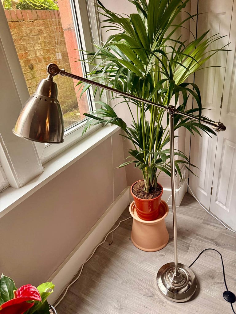 Classic Chrome Adjustable Floor / Reading Lamp