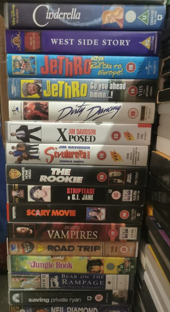 image for Various Action Romance Comedy Sci-fi Genre VHS Video Tape Films still for sale