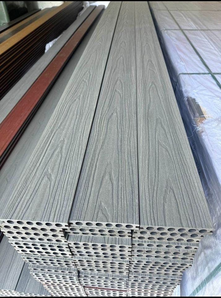 image for Premium Grey Composite Decking Boards | Realistic Wood Grain | 2.4m, 3.6m & 4.8m Lengths