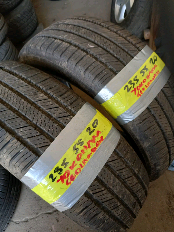 235 55 20 Yokohama geolander tyres matching pair only £60 free fit&bal