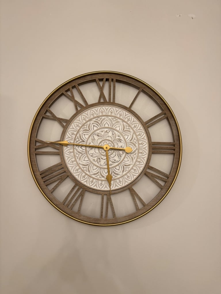 Decorative skeleton wall clock 