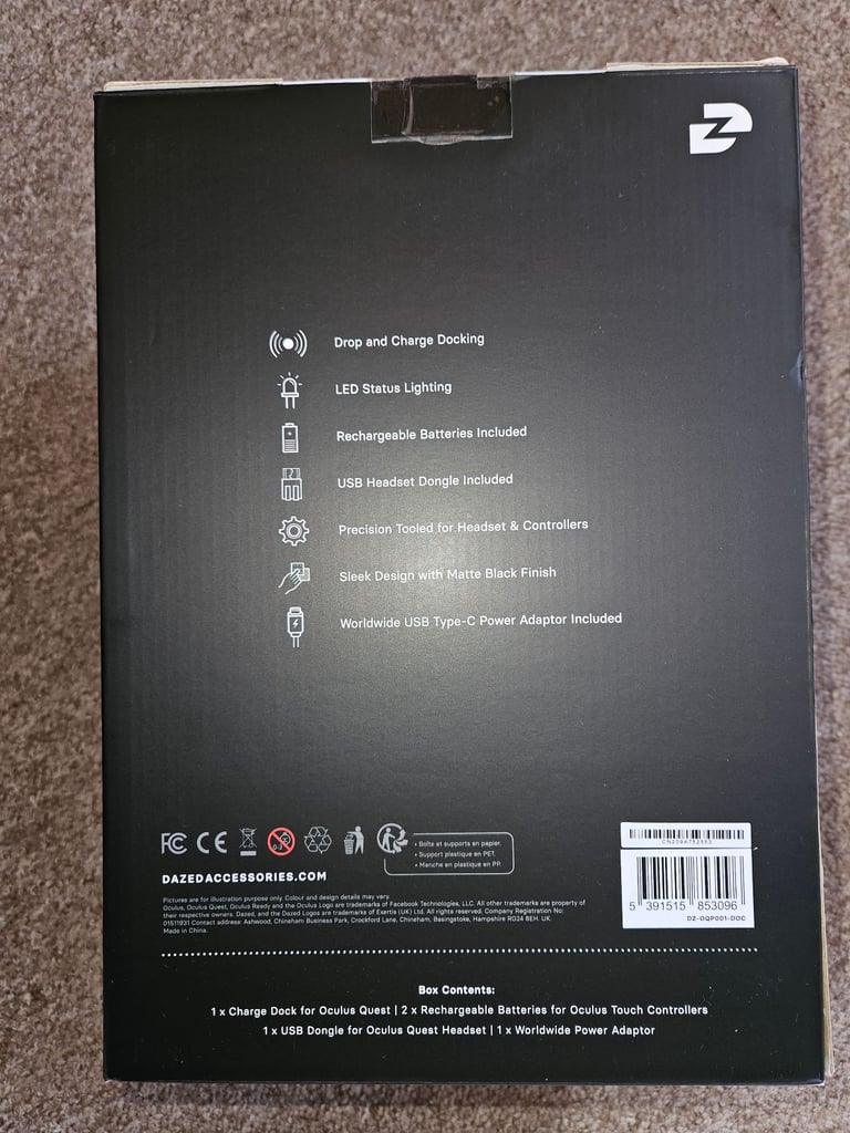 Dazed Charge Dock for Oculus Quest