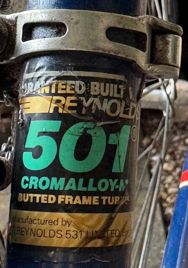 Classic 20” Reynolds 501 Raleigh road bike with over £150 worth of upgraded parts
