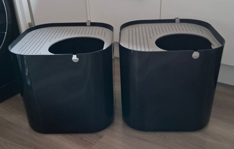 Modko Modkat Black Compact Top Entry Cat Litter Box, 2 Available