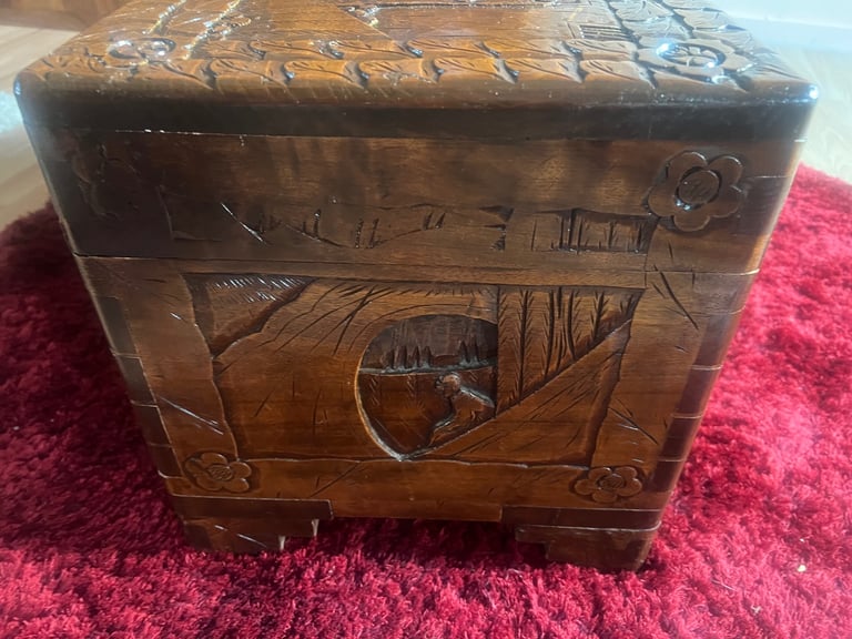 Carved chest 