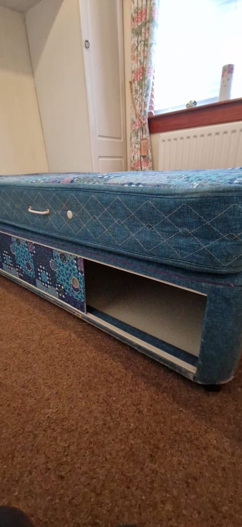 Free single bed mattress and base 