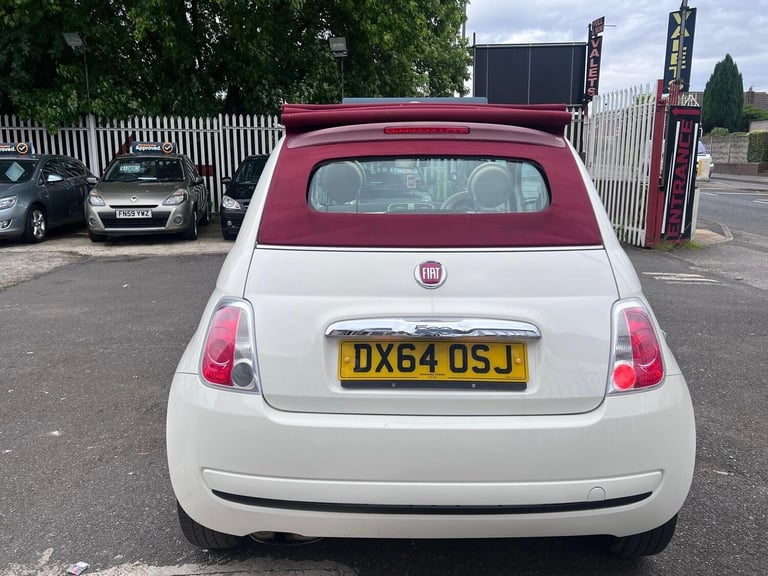 2014 Fiat 500C 1.2 Pop Euro 6 (s/s) 2dr CONVERTIBLE Petrol Manual