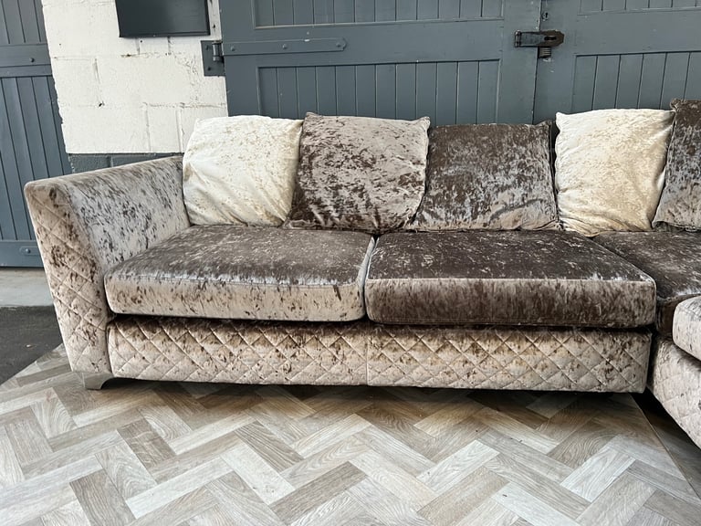 Sofology Crushed L shape sofa, FREE DELIVERY 