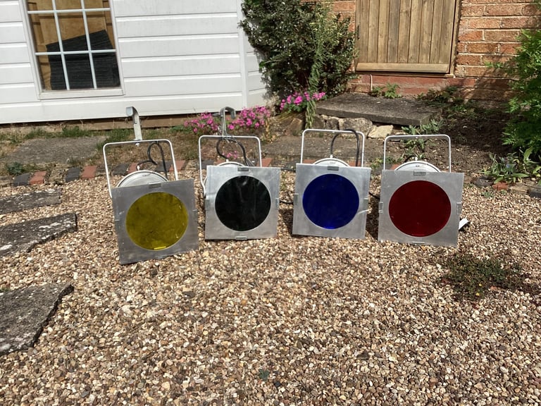 Set 4 Thomas Par Cans Spun Aluminium VGC Stage Festival Display Bar Restaurant