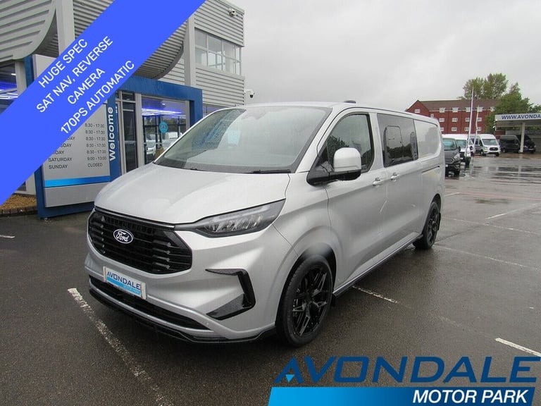2025 Ford Transit Custom 2.0 320 EcoBlue Limited Sport Syle Crew Van Double Cab 5dr Diesel Auto L...