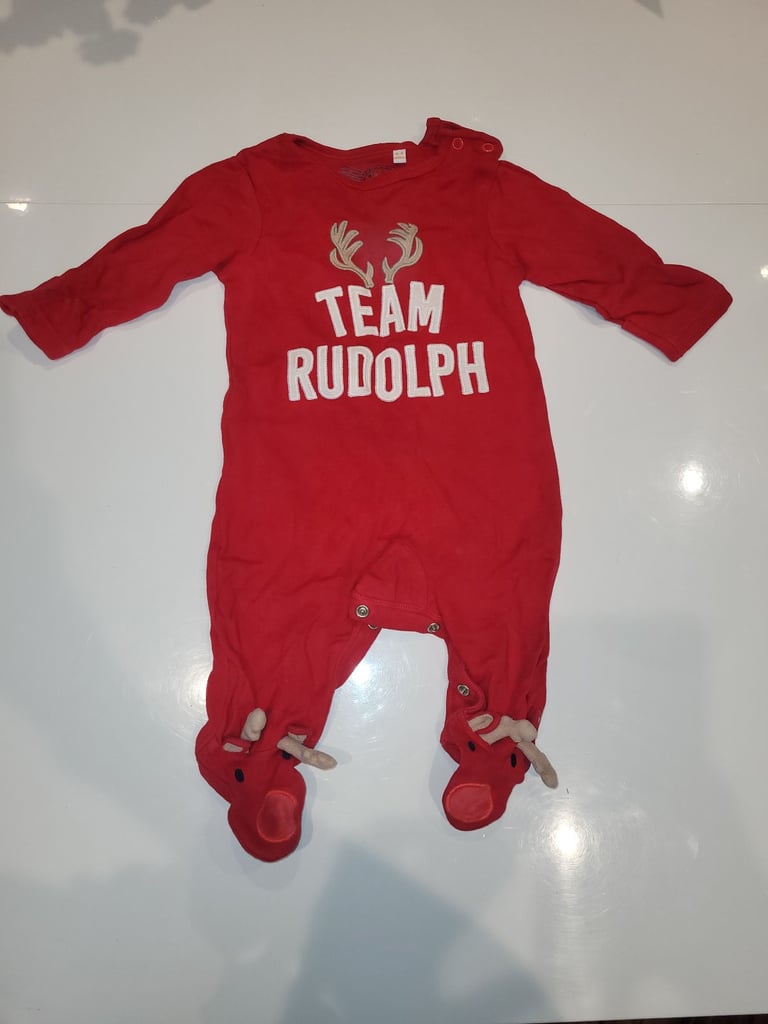 Christmas baby grow