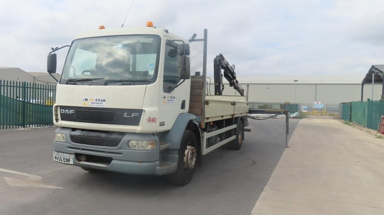 2006 DAF TRUCKS FA LF55.220 DAF 24 VALVE ENG HIAB 122B-1CL CRANE MANUAL GEARBOX 
