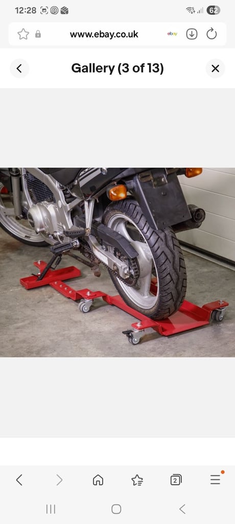 Motorcycle dolly sealy 