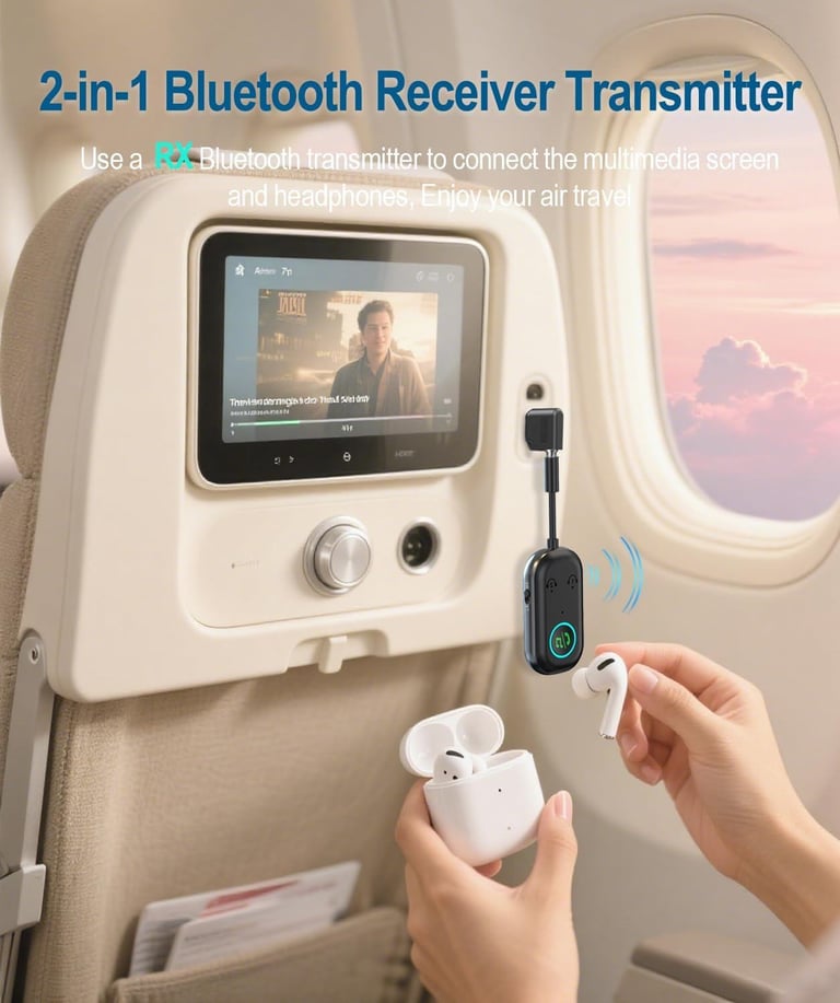 Bluetooth Transmitter Receiver/ Aux Wireless Adapter