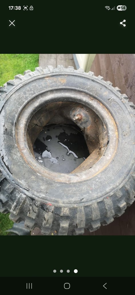7 inch quad tyre and tube 
