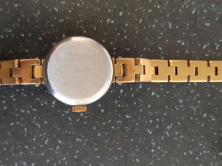 Gold plated watch vintage 