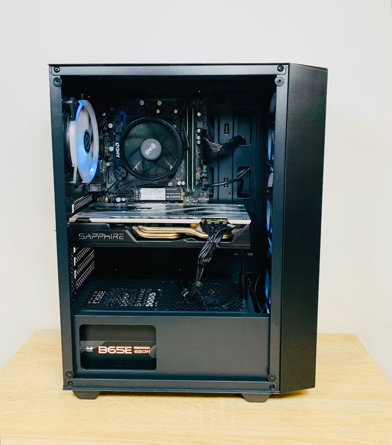 Ryzen 5 256GB SSD + 1000GB 16GB Ram UltraFast Gaming Pc Desktop Computer Radeon RX 8GB GFX