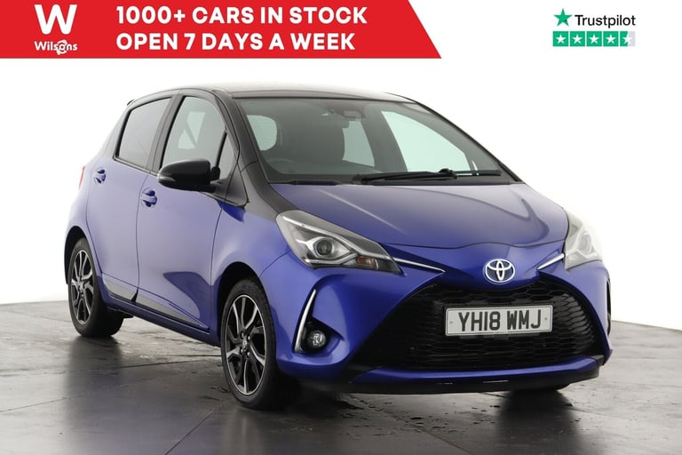 image for 2018 Toyota Yaris 1.5 Hybrid Red Bi-tone 5dr CVT Hatchback Hybrid Automatic