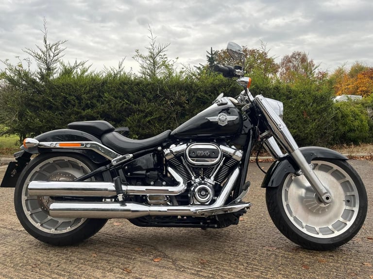 2021 21 HARLEY DAVIDSON FLFBS FATBOY [Phone number removed]BLACK11k MILESCUSTOM CRUISER