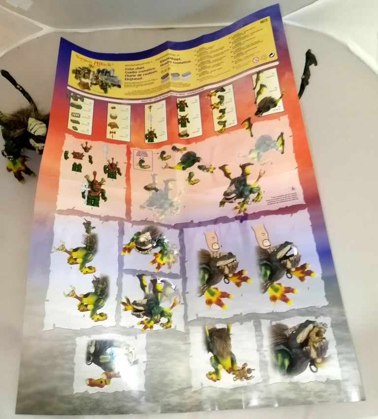 Mega Bloks Dragons Krystal Wars 9873 Vorgan Attack With Extra Vorgan Figure