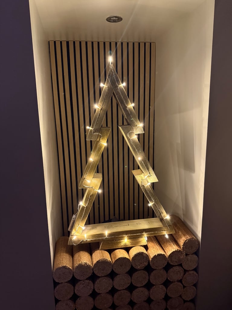image for 3Ft wooden Christmas Trees 