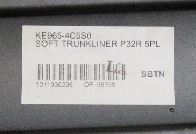 Boot Liner Tray for Nissan X-trail 5 Seat 2015 KE965-4C5S0 Genuine Nissan Part