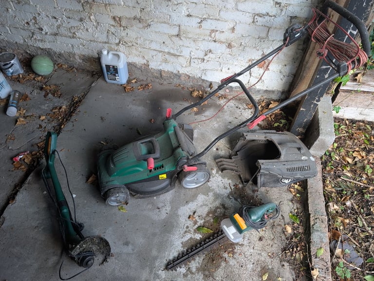 image for Lawnmower, streamer, and hedge cutter 