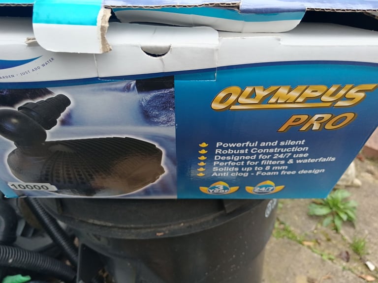 Pond pump plus filter 